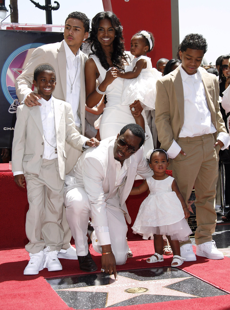 Sean "Diddy" Combs, Kim Porter, Children, Hollywood Walk of Fame